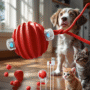 Automatic Rolling Cat Ball Toy | 2-Speed Interactive Self-Play Chasing Ball with Teasing Tail & Bell Charm | Rechargeable Silicone Cat Toy for Indoor Cats