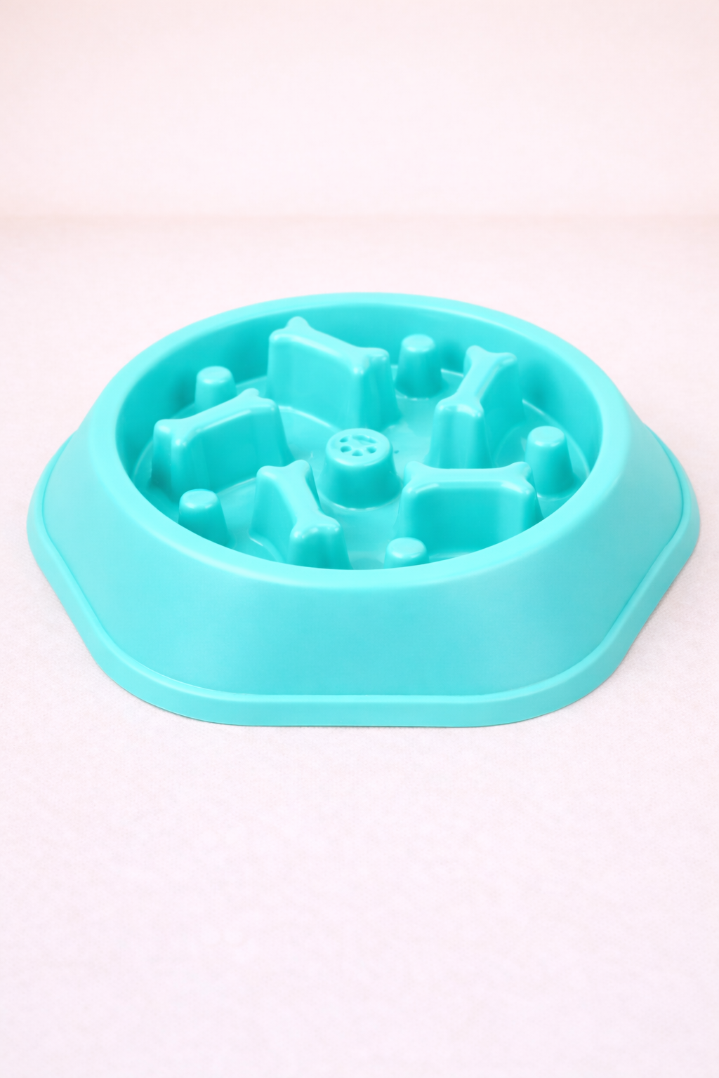 Aqua slow-feeder dog bowl