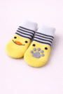 Anti-Slip Cartoon Dog Socks – Yellow