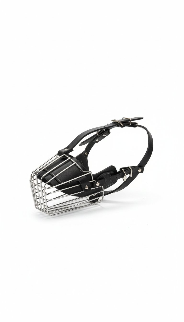 Adjustable Wire Dog Muzzle – Anti-Bite & Breathable Safety Muzzle